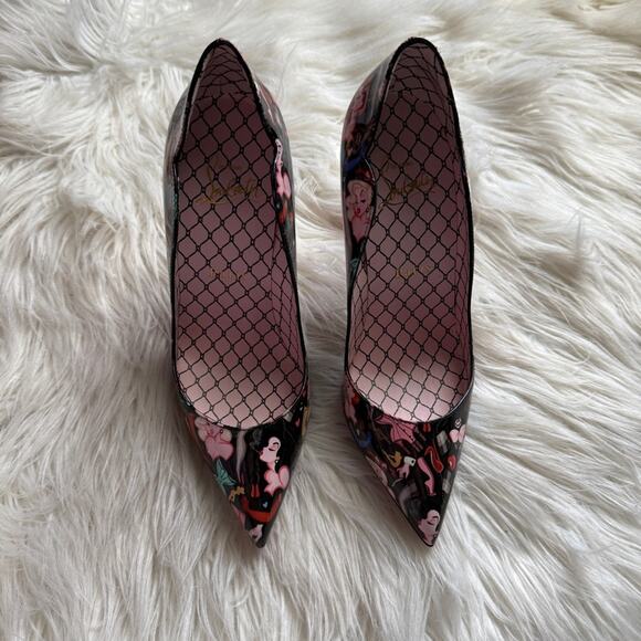 NWT•Christian Louboutin X Dr Bored Limited Edition Hot Chick 100 Pumps Size:36 - Picture 5 of 10